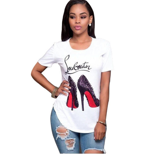 Harajuku Summer T Shirt Women 2019 Fashion Printed T-shirt Woman Tee Tops Casual Female T-shirts Plus Size XS-4XL