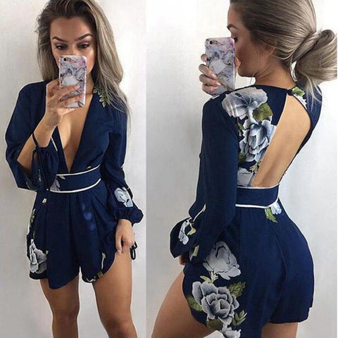 2020 New Women Sexy Sleeveless V-neck Romper Lasies Sexy Skinny Jumpsuit Summer Fashion Solid Color Jumpsuit for Ladies