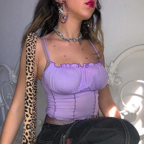 2018 Fashion Hot New Women's Summer Basic Sexy Strappy Sleeveless Racerback Crop Top High Quality
