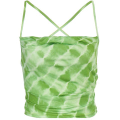 Hot Casual Neon Green Crop Top Women Camis Streetwear Slim Sexy Summer Tops 2020 Strap Cropped Neons Fashion Tops Haut Femme топ