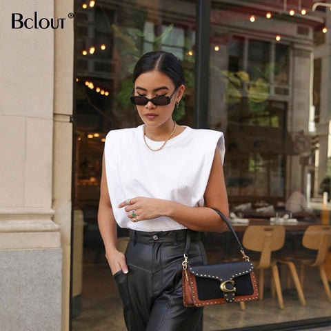 2018 Fashion Hot New Women's Summer Basic Sexy Strappy Sleeveless Racerback Crop Top High Quality