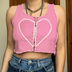 2020 E-Girl Style Spaghetti Strap V-neck with Lace Cropped Tops Y2K Summer Fashion Ribbed Solid Backless Blue Cami Streetwear