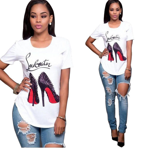 Harajuku Summer T Shirt Women 2019 Fashion Printed T-shirt Woman Tee Tops Casual Female T-shirts Plus Size XS-4XL